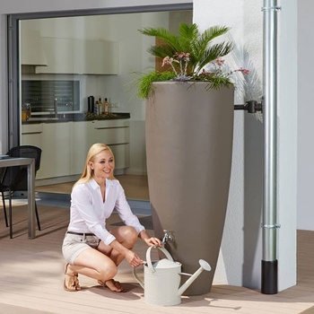 Elkoplast Nádrž na dešťovou vodu Aare 300 l, taupe 255-73084