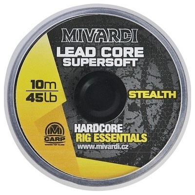 Mivardi Olověná šnúra Lead Core SuperSoft Stealth 10m 45lb