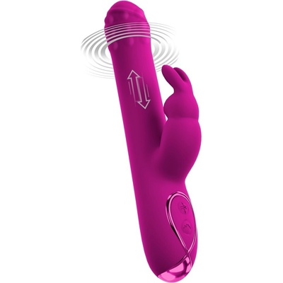 Sweet Smile Rabbit Vibrator with Rotation & Thrust Function