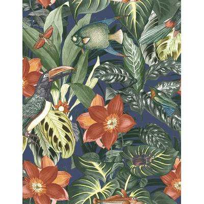 Hohenberger 26743-HTM Vliesová tapeta Tropical, rozmery 0,7 x 8,5 m
