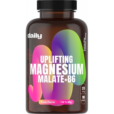 Daily Uplifting Magnesium Malate + B6 180 kapslí
