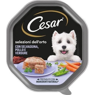 Cesar se zvěřinou kuřecím masem a zeleninou 150 g