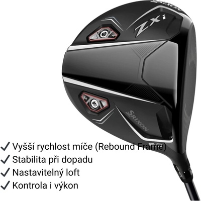 Srixon ZXi Ventus TR Blue 6 9° driver pravé grafit Stiff