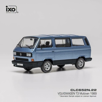 IXO Volkswagen T3 Multivan (1989) Modrá 1:43