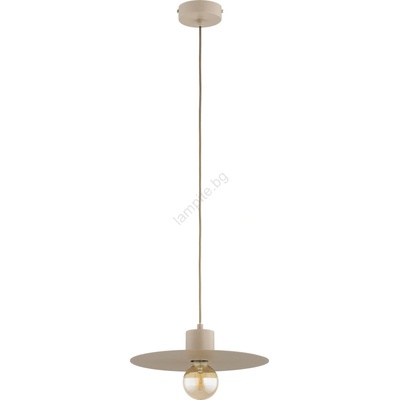 Пендел на кабел EMELI 1xE27/15W/230V бежов (ALF61606)