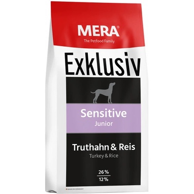 Mera Exklusiv Sensitive Junior morka s ryžou 15 kg