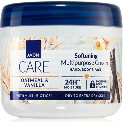 Avon Care Oatmeal & Vanilla viacúčelový krém na tvár, ruky a telo 400 ml