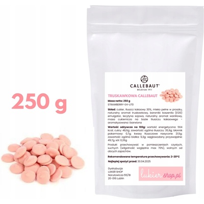 Callebaut Jahodová čokoláda 250 g