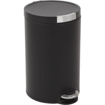 EKO-Europe EKO Кош за отпадъци с педал ARTISTIC - 12 литра - черен (EKO 922512 - Matt black)