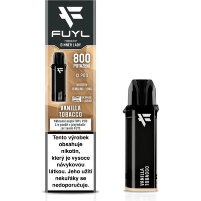 Dinner Lady Fuyl Pod Vanilla Tobacco 15 mg