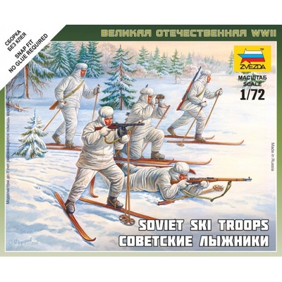 Zvezda Sovietska lyžiarska jednotka zima 1939-1945 1:72
