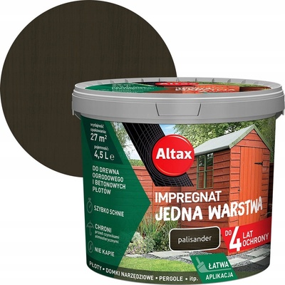 Impregnace Altax na dřevo 4,5 l palisandr pro venkovní použití