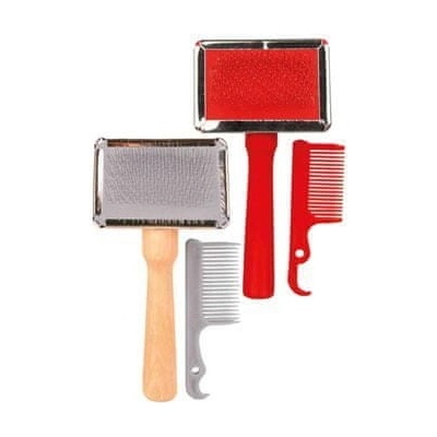 Trixie Kartáč plast s drátky finišák 9 cm