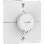 Hansgrohe ShowerSelect Comfort Q 2-функционален термостатичен смесител за душ, матово бяло EN1717 (15586700)