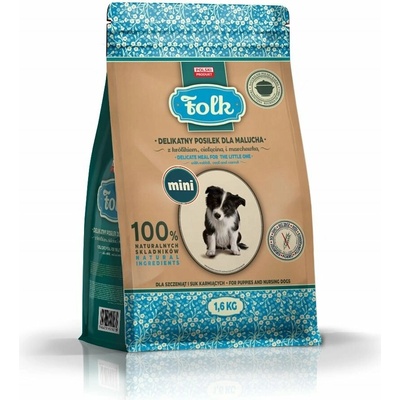 Folk Junior Small breeds Gentle meal for puppy with rabbit veal and carrot 1,6 kg