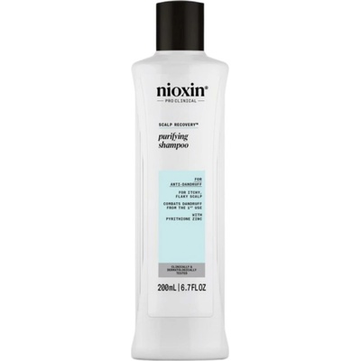 Nioxin Scalp Recovery Purifying Shampoo šampon pro řídnoucí a zplihlé vlasy proti lupům 200 ml