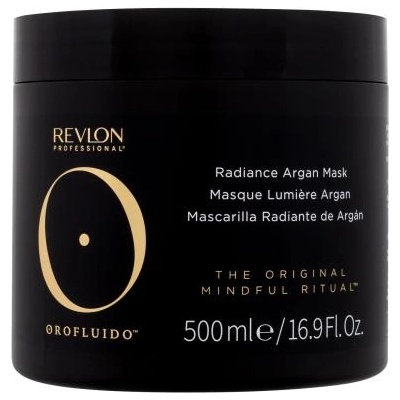 Revlon Orofluido Radiance Argan Mask регенерираща маска за коса с арганово масло 500 ml за жени