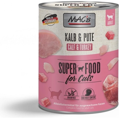 MAC's Cat teľacie a morka 400 g