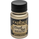 Farba na textil CADENCE DORA 50 ml metalická platinová