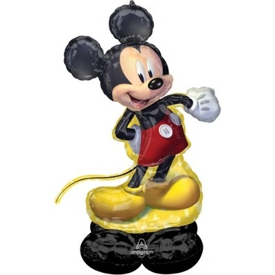 AirLoonz stojaci obrí balónik Mickey Mouse 130 cm