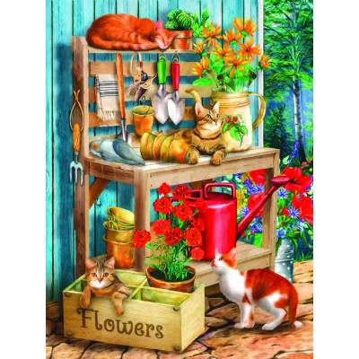 SunsOut - Puzzle Potting Table - 1 000 piese