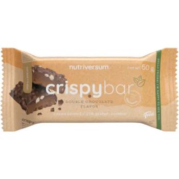 Nutriversum Crispy Bar | Low Sugar & High Protein [50 грама] Двоен шоколад