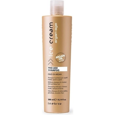 Inebrya Argan-Age Arganový šampón pre lesk Brilliance Shampoo for Treated Dull and Lifeless Hair 300 ml
