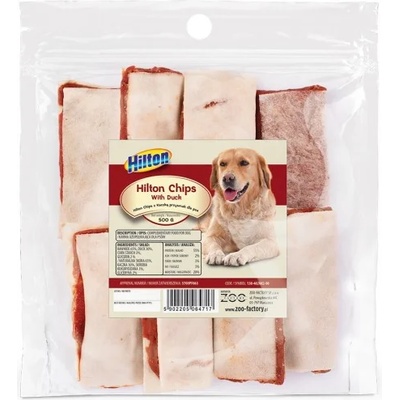 Hilton - лакомство за куче - чипс с патешко месо 500 гр, Полша 138-402082-00