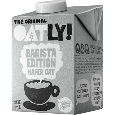 Oatly Ovesný nápoj Barista edition 0,5 l