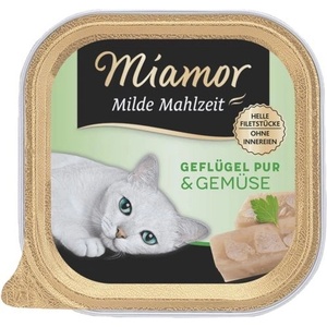 Miamor Milde Mahlzeit птиче месо и зеленчуци 100 г