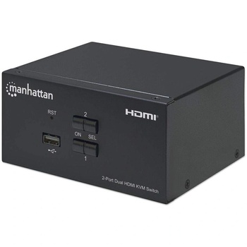 Manhattan 153522 KVM превключвател Черен (153522) (153522)