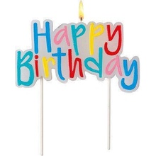 SusyCard Tortová narodeninová sviečka Happy Birthday