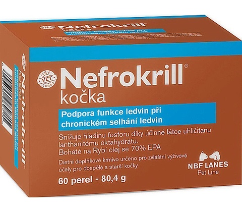 Nefrokrill pre psov 60 tob