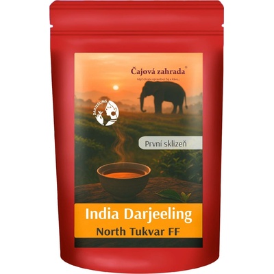 Čajová zahrada India Darjeeling North Tukvar FF černý čaj 50 g