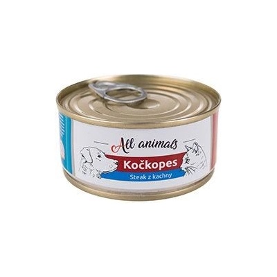 All Animals Adult kočkopes Steak z kachny 100 g