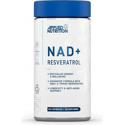 Applied Nutrition Nad+ Resveratrol 60 kapslí