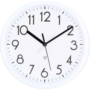 Nedis CLWA105WT - Стенен часовник Ø22 см, 1xAA, бял (NE0727)