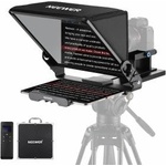 NEEWER Teleprompter X14 III with RT113 remote/app control, 45° tilt 14 beam splitter metal frame camera mount QR plate compatible with 501PL compatible with iPhone iPad DSLR no assembly