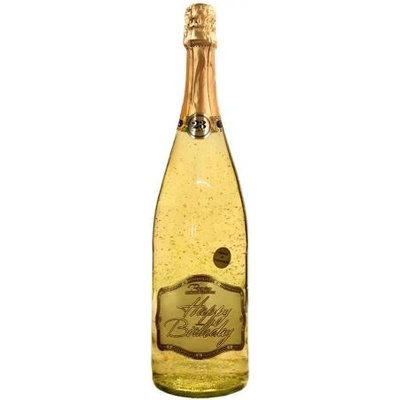 Goldvin Luxury so zlatými lupienkami mladomanželom 9,5% 1,5 l (čistá fľaša)