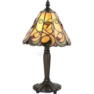 Endon Lighting 64196 - Настолна лампа Tiffany JAMELIA 1xE14/40W/230V Ø 20 см (EN0126)