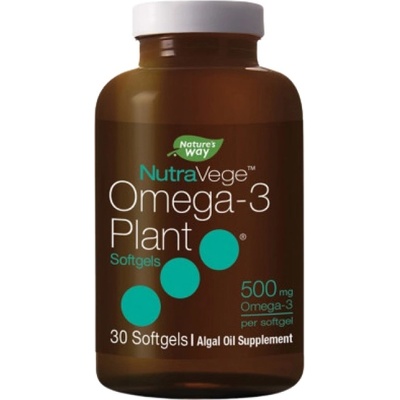 Nature's Way NutraVege Omega-3 500 mg [30 Гел капсули]
