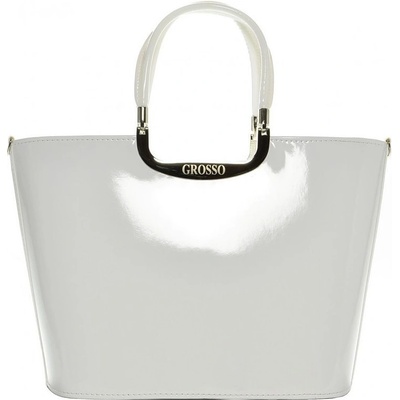 Grosso elegantná kabelka S7 lak biela