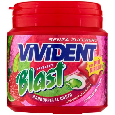 Perfetti Vivident Blast Jahoda 108 g