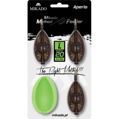 MIKADO Set METHOD FEEDER krmítok APERIO L 3x20g+Forma