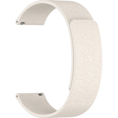 Techsuit - Каишка за часовник 20 мм (W074) - Samsung Galaxy Watch4/5/Active 2, Huawei Watch GT 3 (42 мм)/GT 3 Pro (43 мм) - бежов