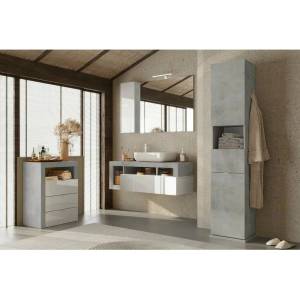 LC Mobili Сив гардероб тип колона LC Mobili Italia Хамбург 180x35 см (431330-12)