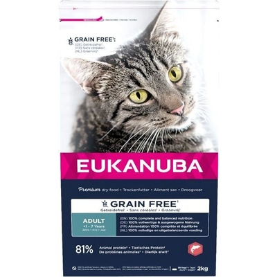 EUKANUBA Salmon Grain Free - със сьомга, без зърно 2kg