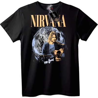 NOONEBRAND Тениска Nirvana 90-те години - L, White