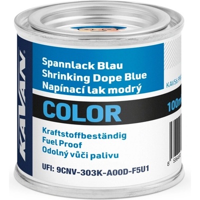 KAVAN napínací lak COLOR modrý 100ml