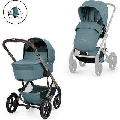 Cybex Talos S Lux incl. Foldable Cot Gold Stormy Blue 2026